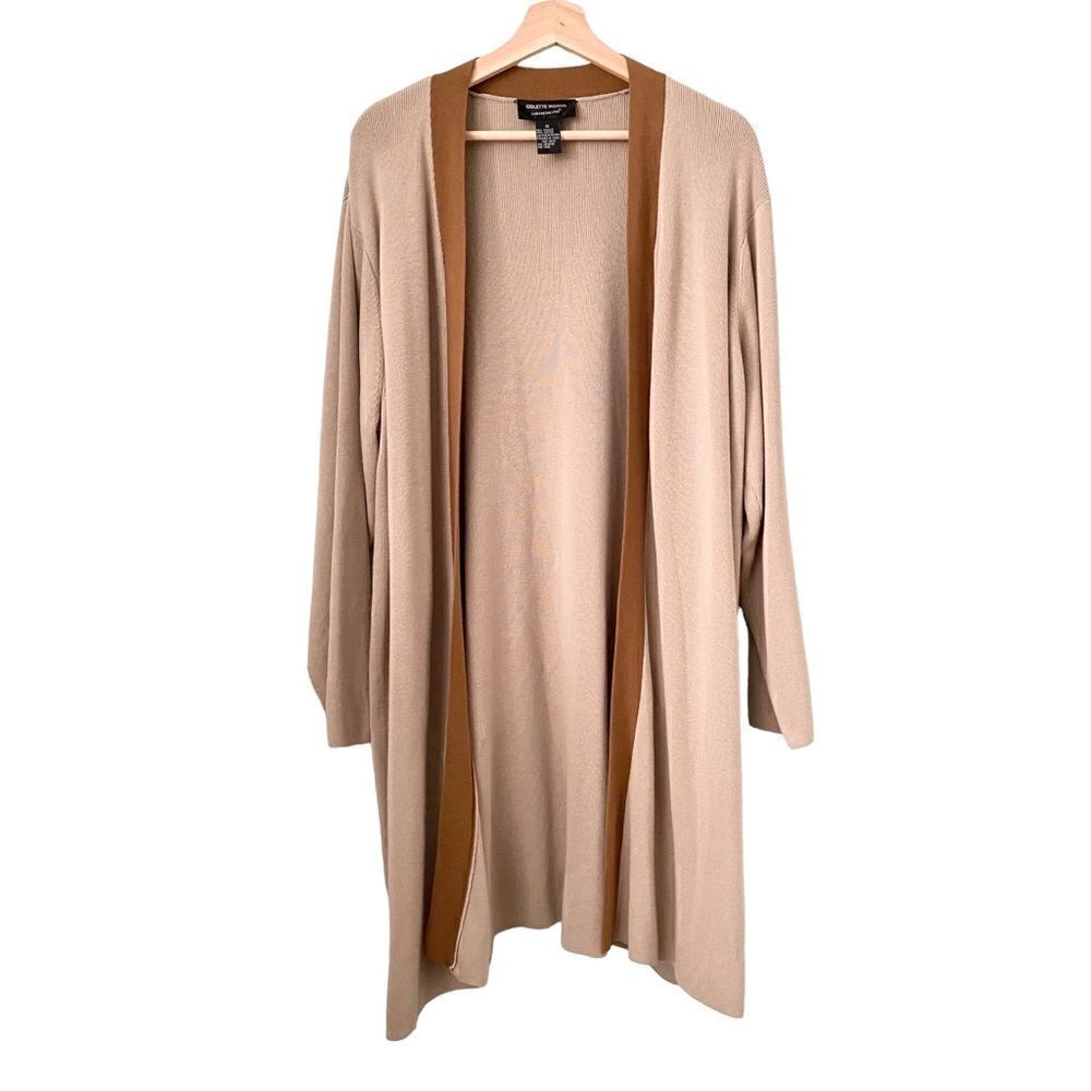 Collete Mordo Limited Edition Open Front Long Boho Cardigan Sweater in Size 1X